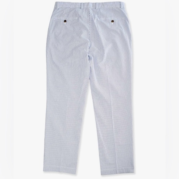Brooks Brothers Clark Fit Lightweight Advantage Seersucker Cotton Chino Pants - Picture 5 of 11